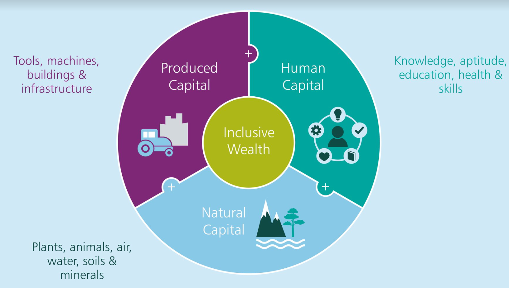 Figure 15 The Interconnection of different forms of Capital. Source: Dasgupta, P. (2021).